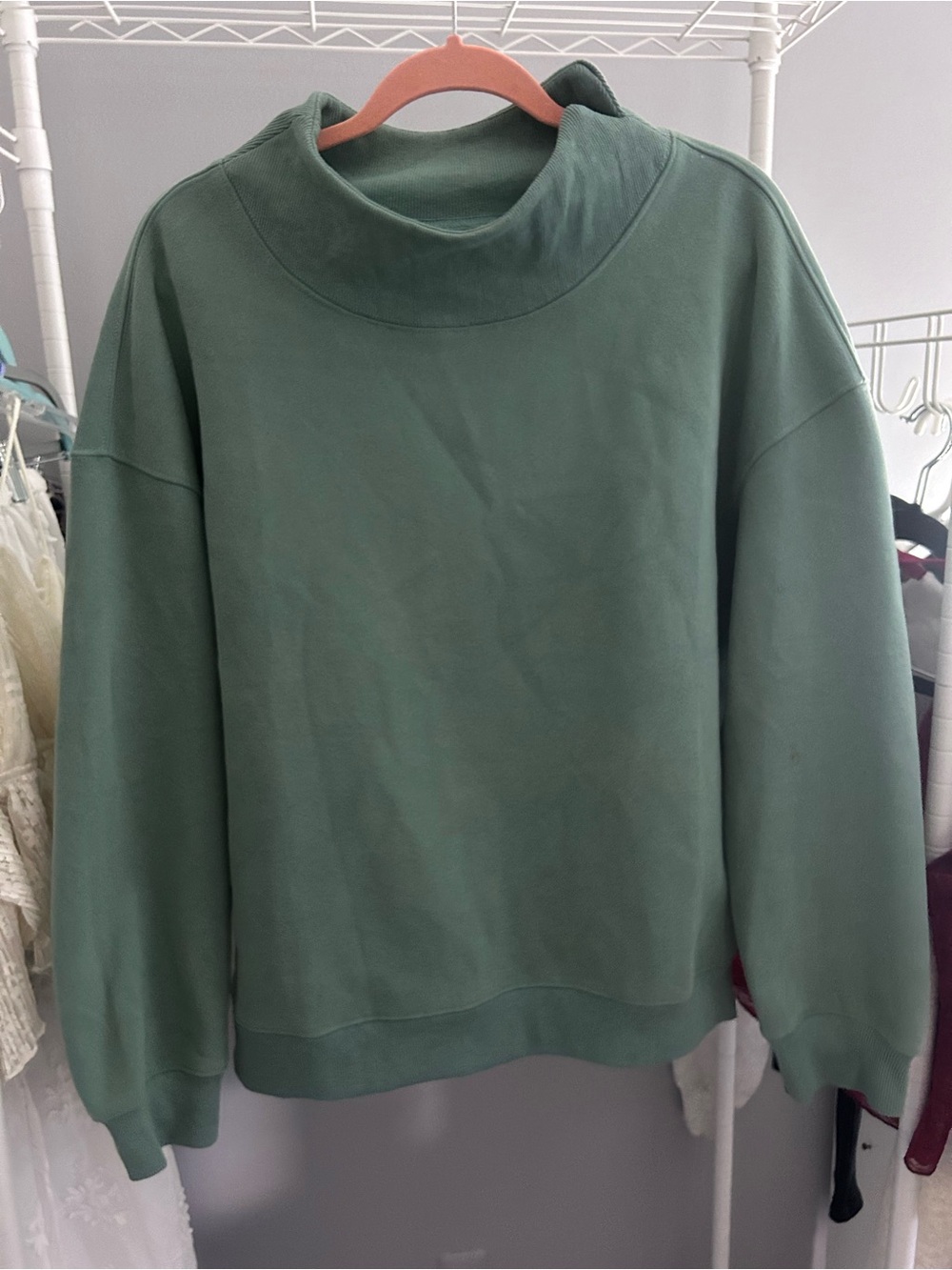 Trendy boutique Sage Green Cowl Neck Sweater